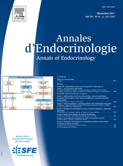 Annales d’endocrinologie