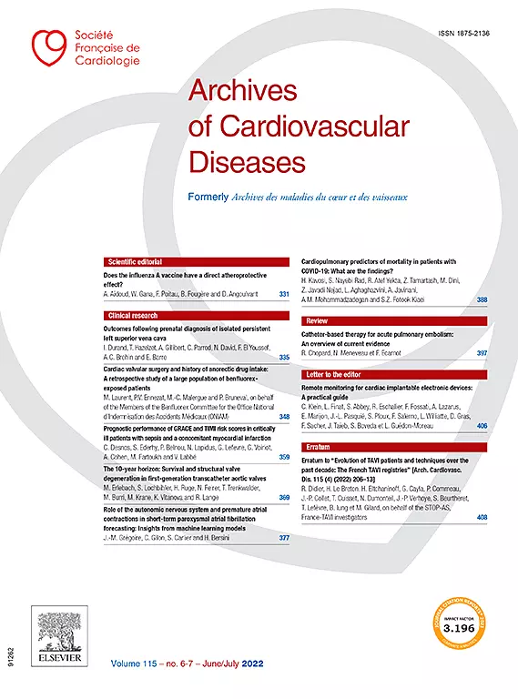 Archives of cardiovascular diseases
