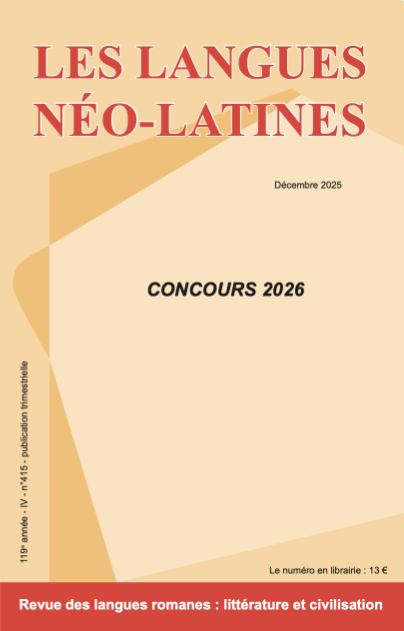 Les Langues néo-latines