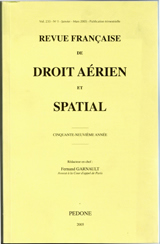 Revue française de droit aérien spatial