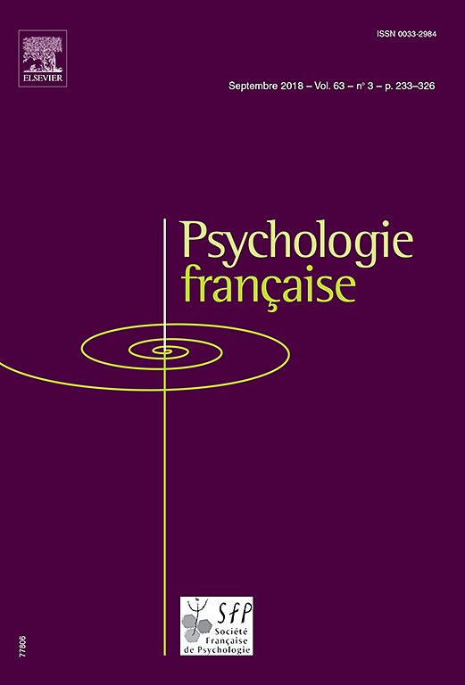 Abonnement Psychologie française