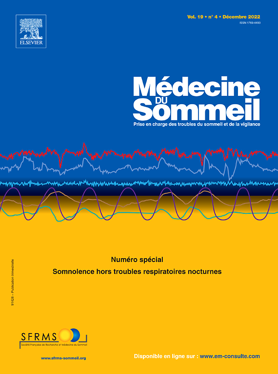 revue Médecine du sommeil