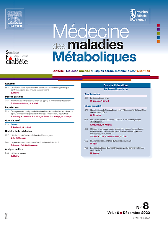 Abonnement Médecine et maladies métaboliques