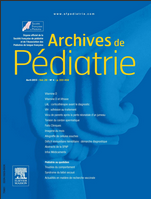 Archives de pédiatrie