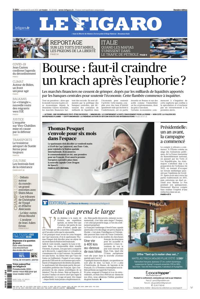 Abonnement Le Figaro (formule quotidien semaine ) UNIPresse