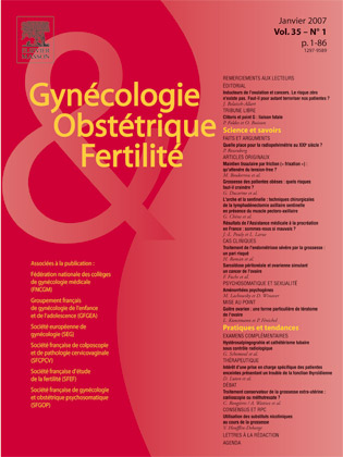 Gynécologie obstétrique fertilité et sénologie