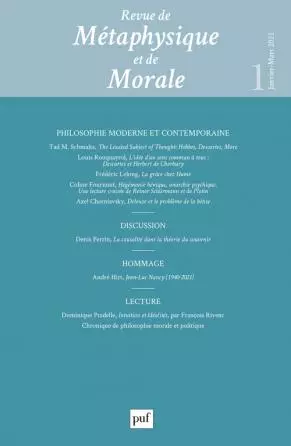 La Revue de métaphysique et de morale