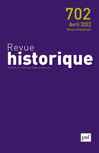 Abonnement Revue historique