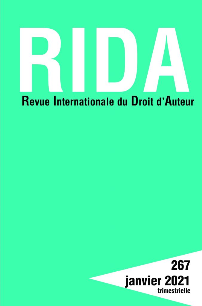 Abonnement Revue internationale du droit d’auteur