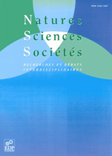 Abonnement Natures Sciences Sociétés