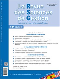 Revue des sciences de gestion