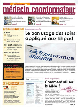 Abonnement Journal du médecin coordonnateur