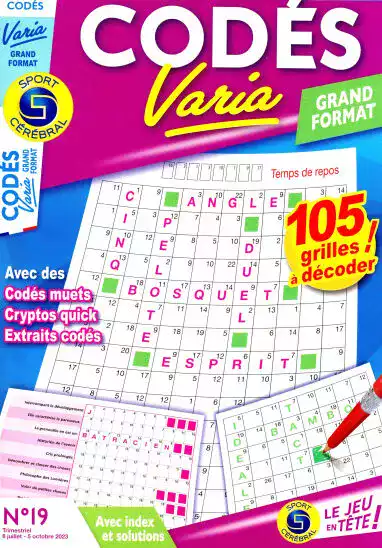 ABONNEMENT CODES VARIA UNI-PRESSE