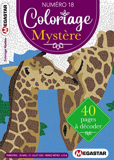 Coloriage mystère  Abonnement Magazine Jeux  UNIpresse