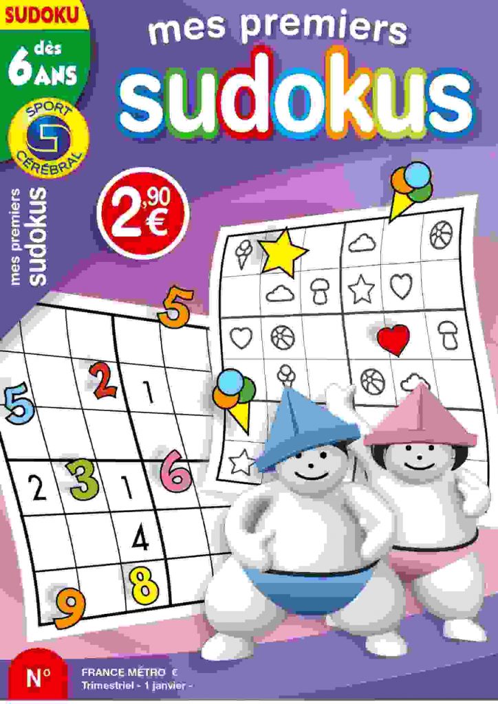 Mes Premiers Sudoku Abonnement Magazine Jeux Enfants