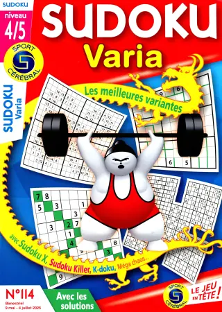 Sudoku Varia niveau 4/5