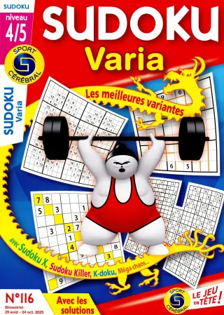 Sudoku Varia niveau 4/5