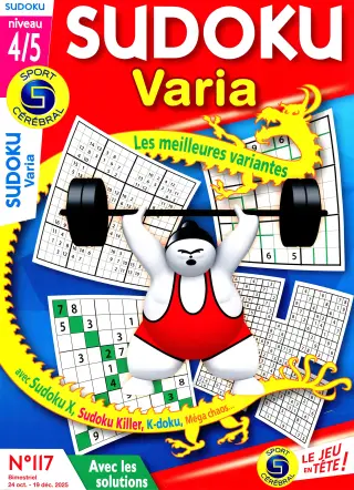 Sudoku Varia niveau 4/5