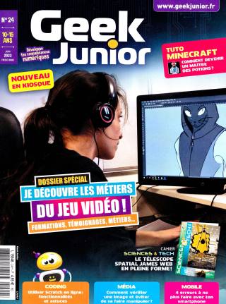 Geek Junior  ( pour une livraison en librairie ou à l'école )