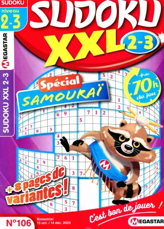 Sudoku XXL Niveau 2-3