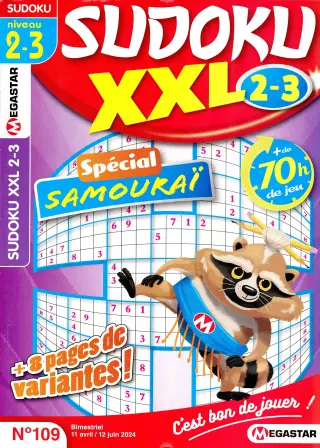 Sudoku XXL Niveau 2-3