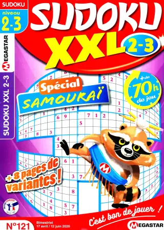 Sudoku XXL Niveau 2-3