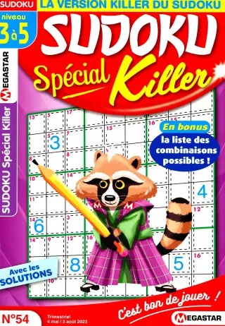 Sudoku Spécial Killer