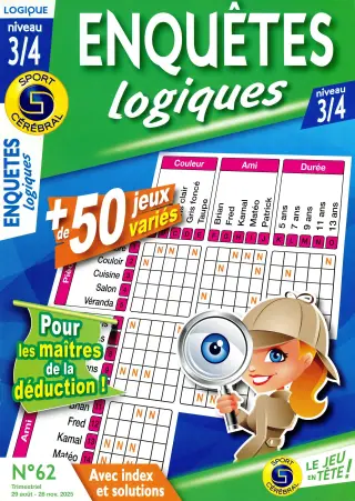 Enquêtes Logiques Niveau 3/4