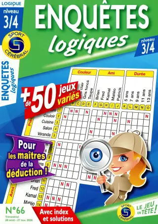 Enquêtes Logiques Niveau 3/4