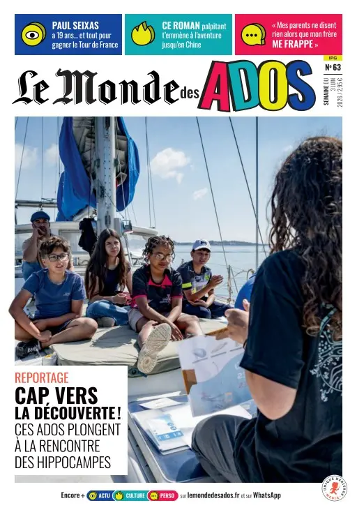 Magazine Subscription Le Monde des Ados - Uni-Presse