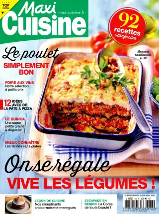 Abonnement magazine Maxi Cuisine