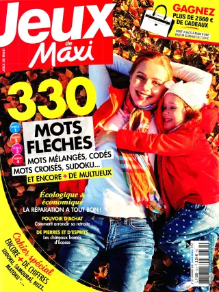 Abonnement magazine Jeux de Maxi