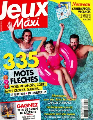 Abonnement magazine Jeux de Maxi