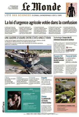 Le Monde quotidien