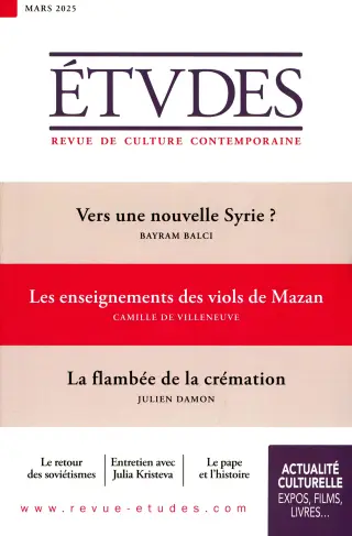Abonnement revue Études