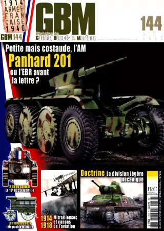 Guerres blindés et matériels GBM