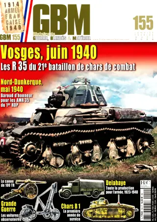 Guerres blindés et matériels GBM